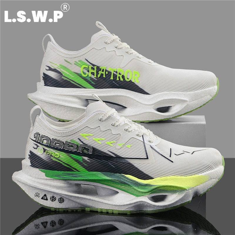 Breathable Mesh Athletic Shoes - أحذية رياضية رجالية كاجوال، أحذية جري