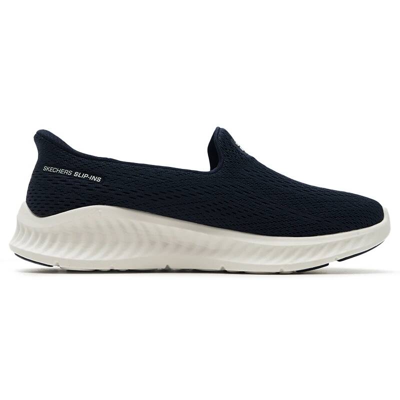 سكيتشرز 125644-NVW حذاء رياضي  - مراجعة Knit Fabric Lace Up Sneakers وسعره