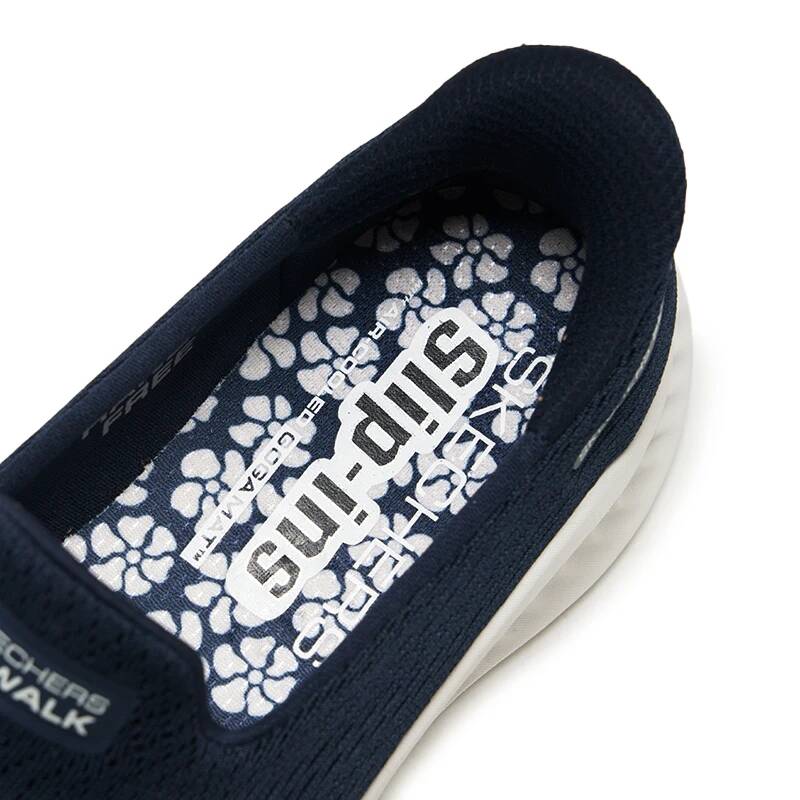 سكيتشرز 125644-NVW حذاء رياضي  - مراجعة Knit Fabric Lace Up Sneakers وسعره